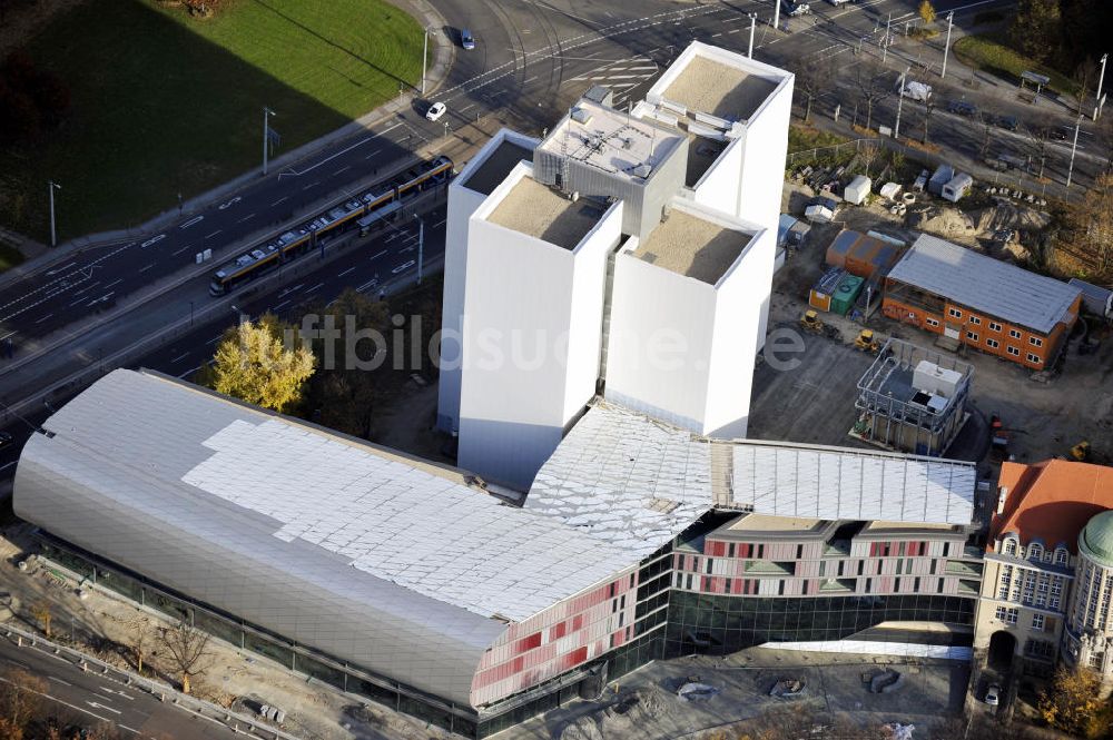 Luftbild Leipzig - Deutsche Nationalbibliothek Leipzig