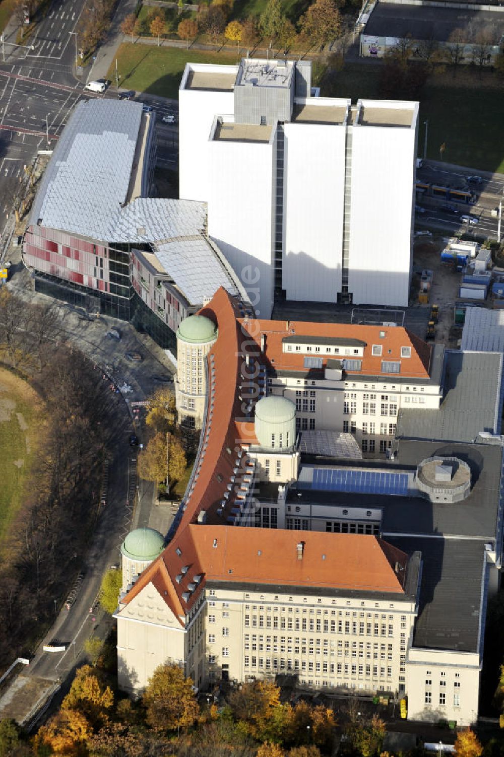 Luftbild Leipzig - Deutsche Nationalbibliothek Leipzig