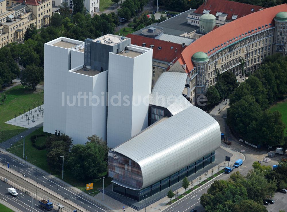 Luftbild Leipzig - Deutsche Nationalbibliothek Leipzig