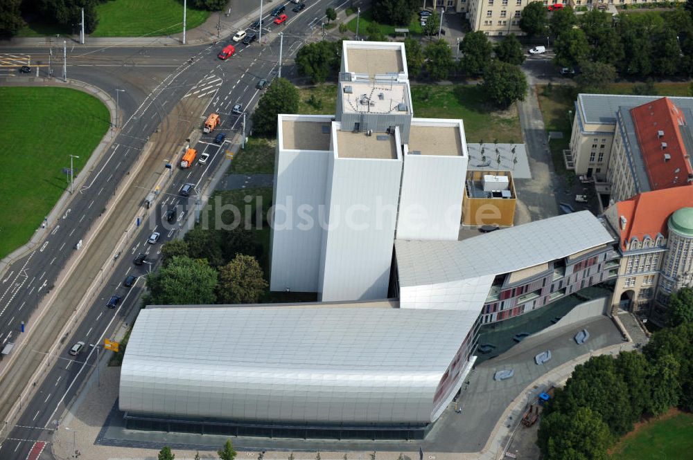 Luftbild Leipzig - Deutsche Nationalbibliothek Leipzig