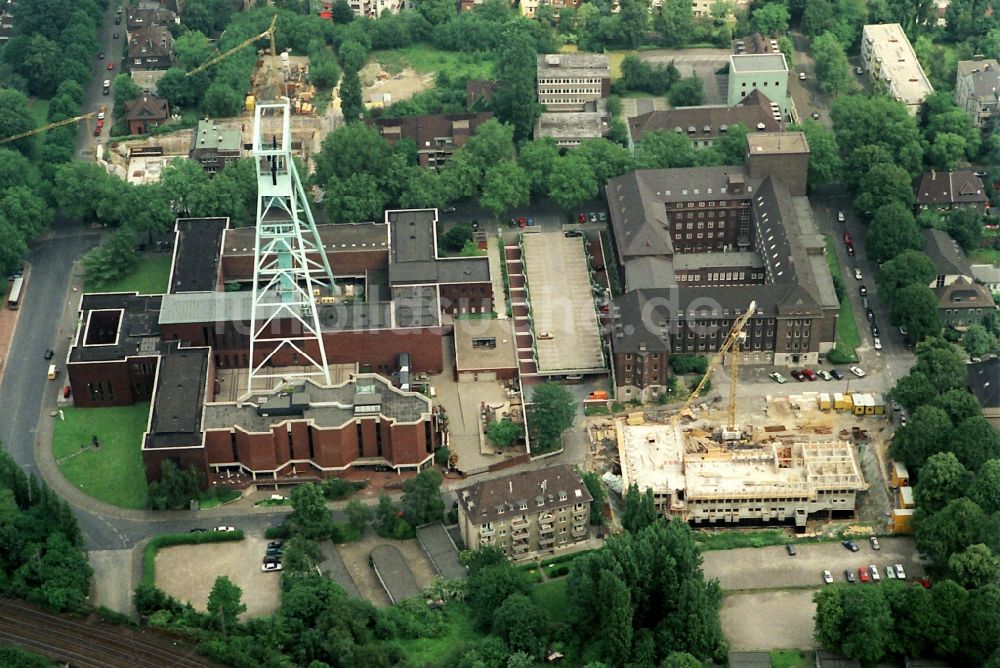 Bochum von oben - Deutsches Bergbau-Museum in Bochum in Nordrhein-Westfalen