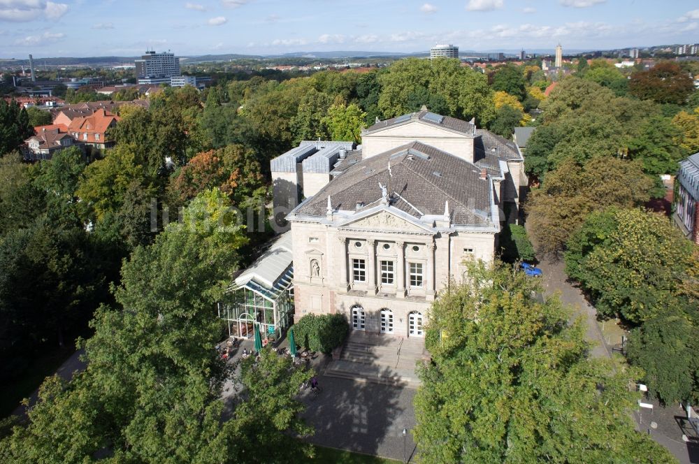 Luftbild Göttingen - Deutsches Theater im Stadtteil Innenstadt in Göttingen im Bundesland Niedersachsen