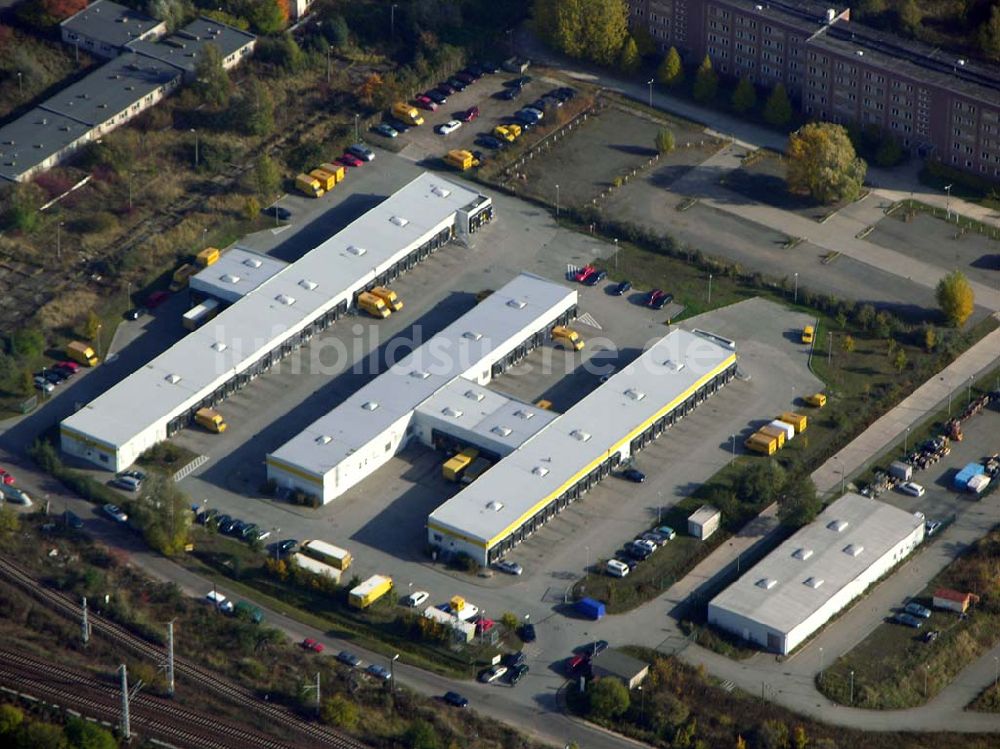 Luftbild Berlin- Biesdorf - DHL Logistikzentrum in Biesdorf