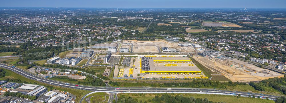 Luftbild Bochum - DHL Logistikzentrum auf dem Gelände des Entwicklungsgebiet MARK 517 in Bochum im Bundesland Nordrhein-Westfalen, Deutschland