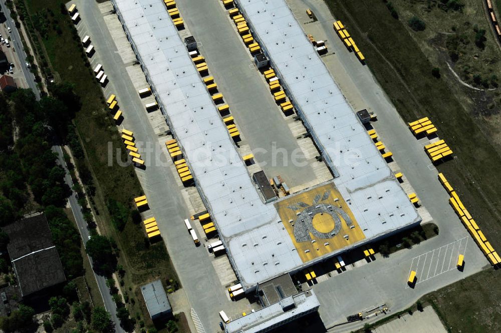 Luftbild Rüdersdorf - DHL Paketzentrum Rüdersdorf