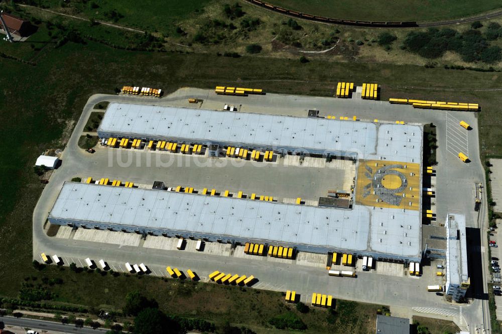 Luftaufnahme Rüdersdorf - DHL Paketzentrum Rüdersdorf