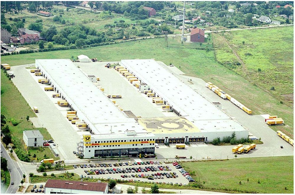 Luftaufnahme Rüdersdorf - DHL Zentrum Rüdersdorf