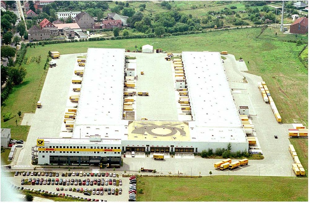 Rüdersdorf aus der Vogelperspektive: DHL Zentrum Rüdersdorf