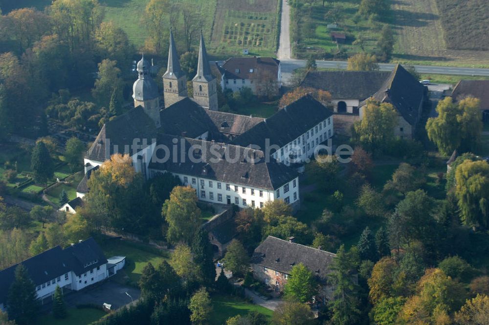 Marienmünster aus der Vogelperspektive: Die Abtei Marienmünster