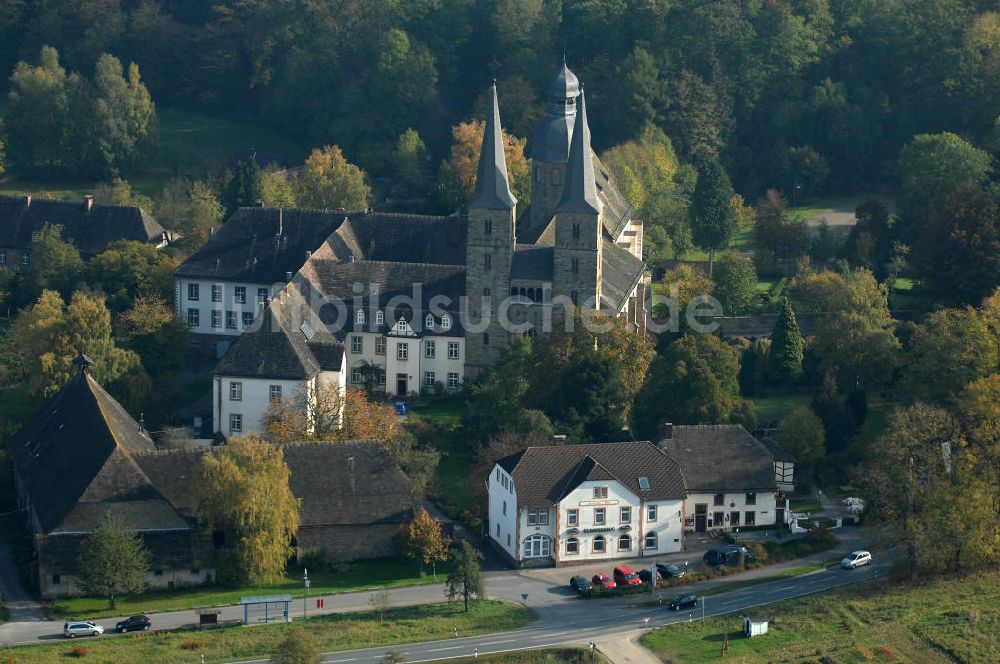 Luftaufnahme Marienmünster - Die Abtei Marienmünster