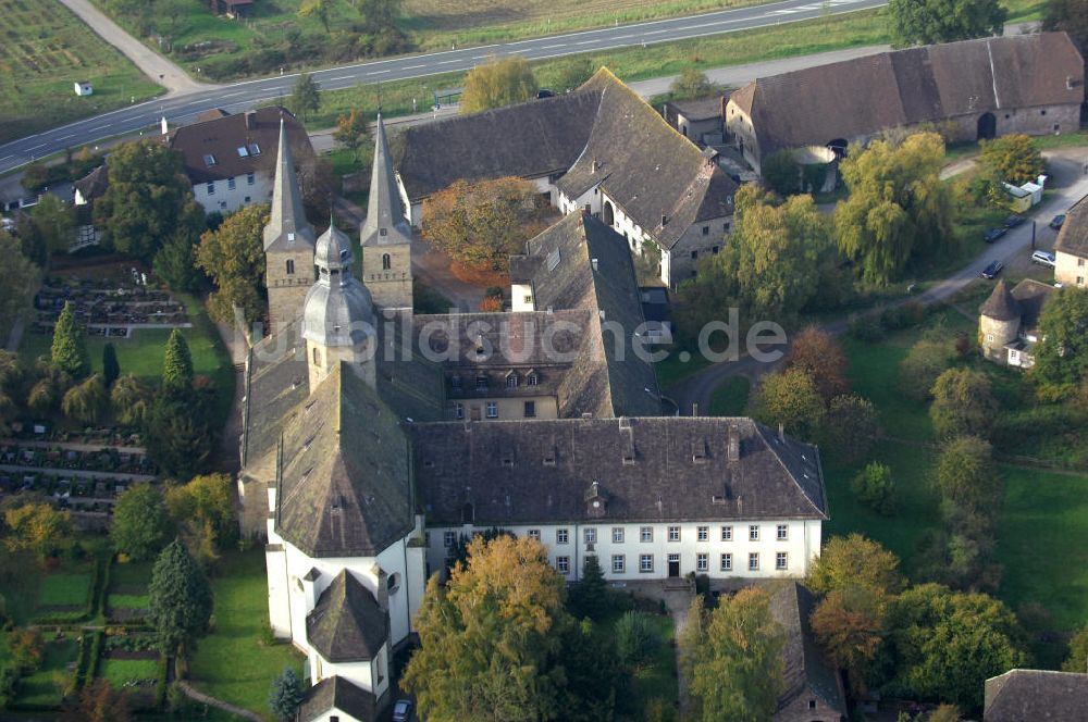 Marienmünster von oben - Die Abtei Marienmünster