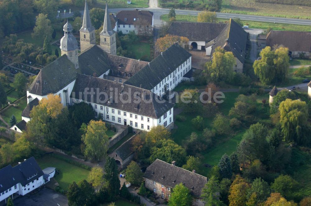 Marienmünster aus der Vogelperspektive: Die Abtei Marienmünster