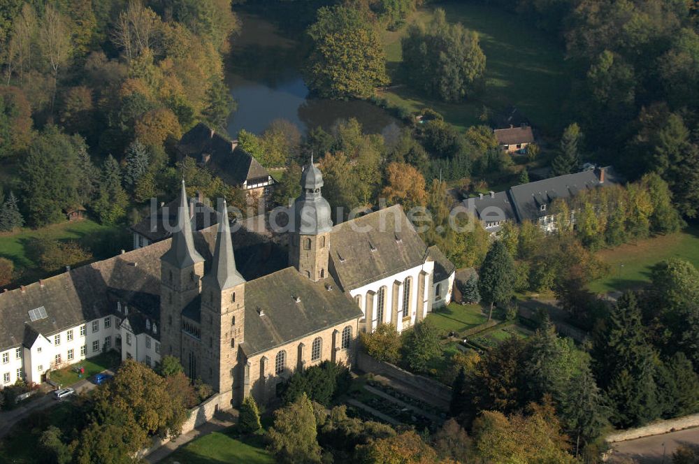 Luftbild Marienmünster - Die Abtei Marienmünster