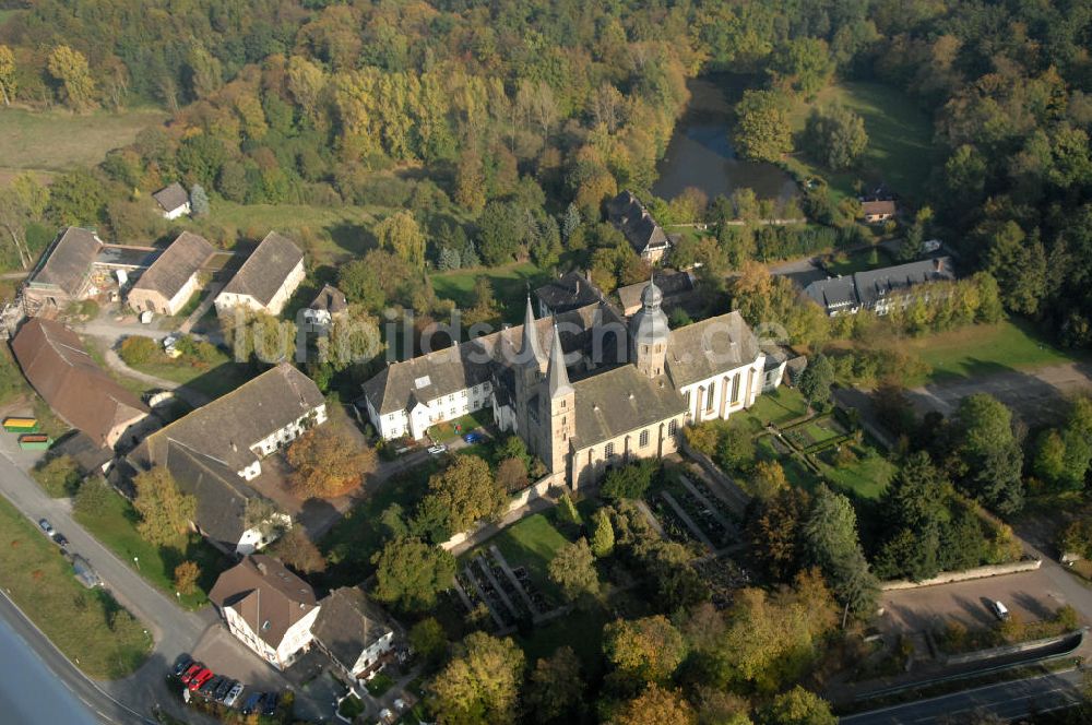 Luftaufnahme Marienmünster - Die Abtei Marienmünster