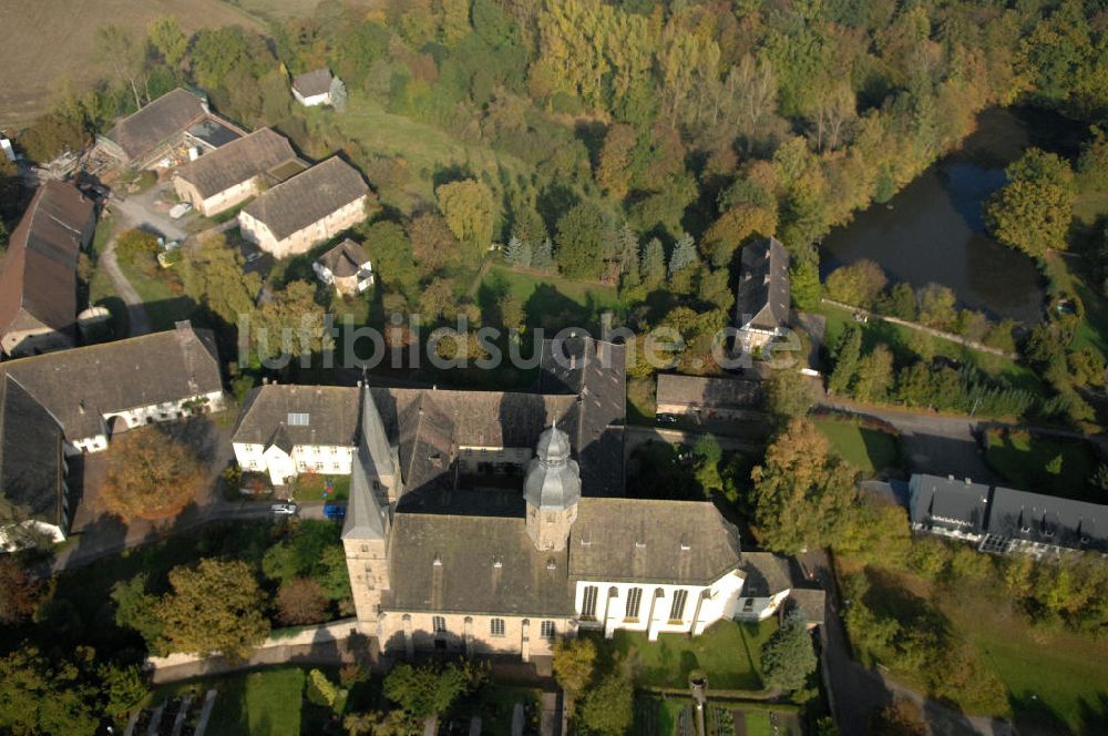 Marienmünster von oben - Die Abtei Marienmünster