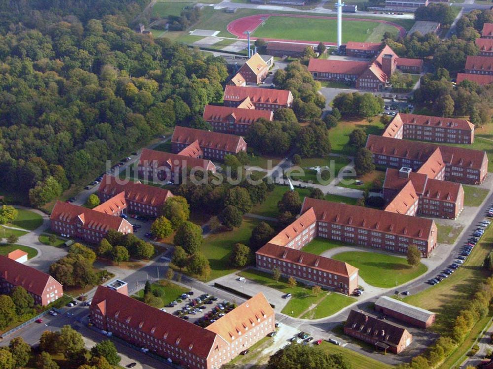 Luftaufnahme Aurich - Die Blücher-Kaserne in Aurich