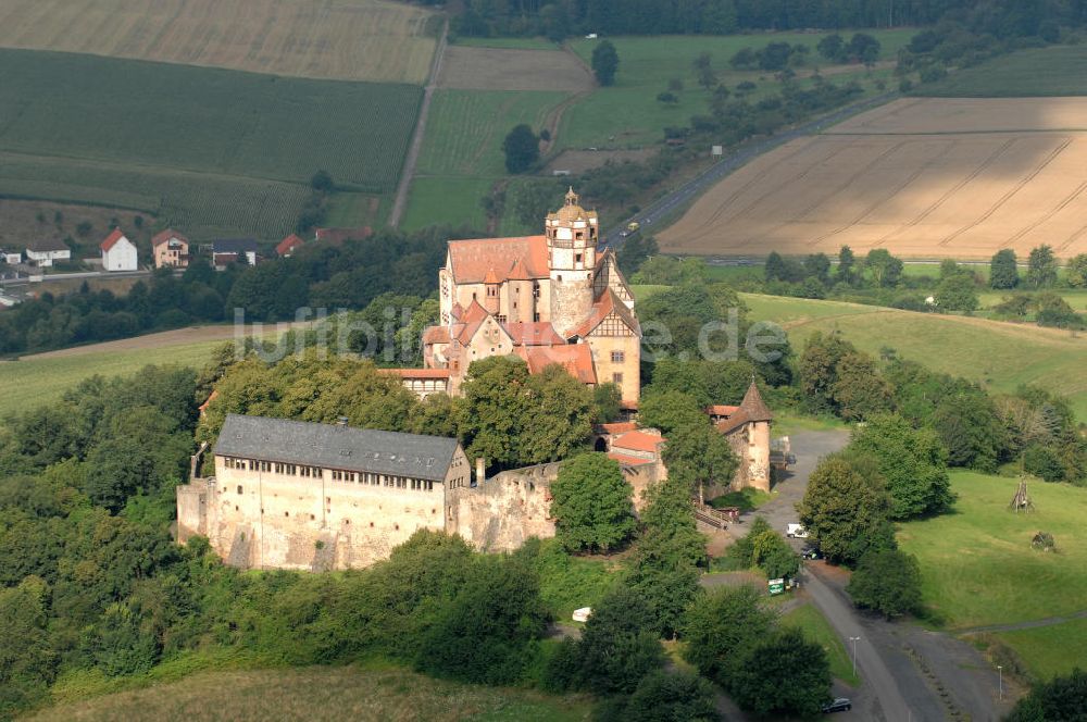 Ronneburg aus der Vogelperspektive: Die Burg Ronneburg