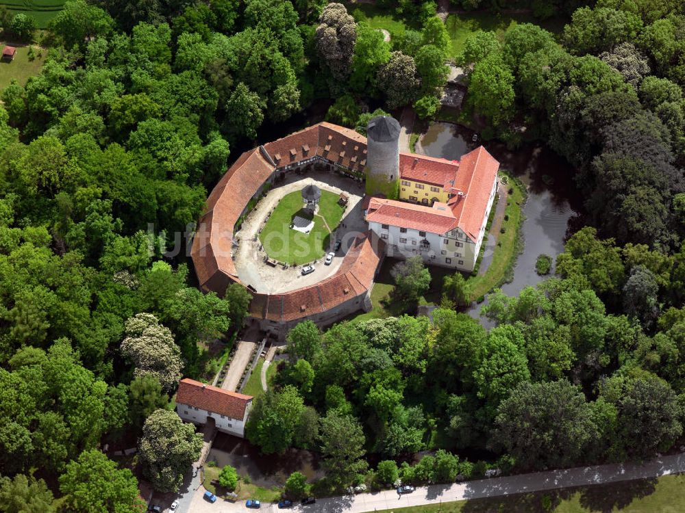 Luftbild Huy - Die Burg Westerburg in der Gemeinde Huy in Sachsen-Anhalt