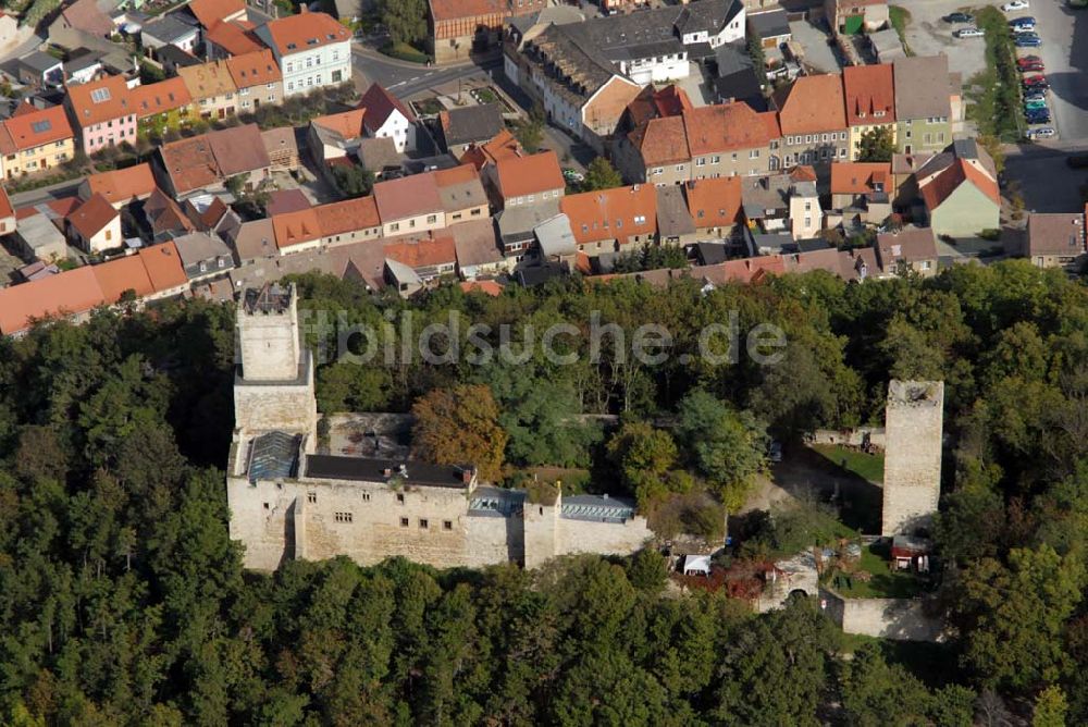 Luftbild Eckartsberga - Die Eckartsburg