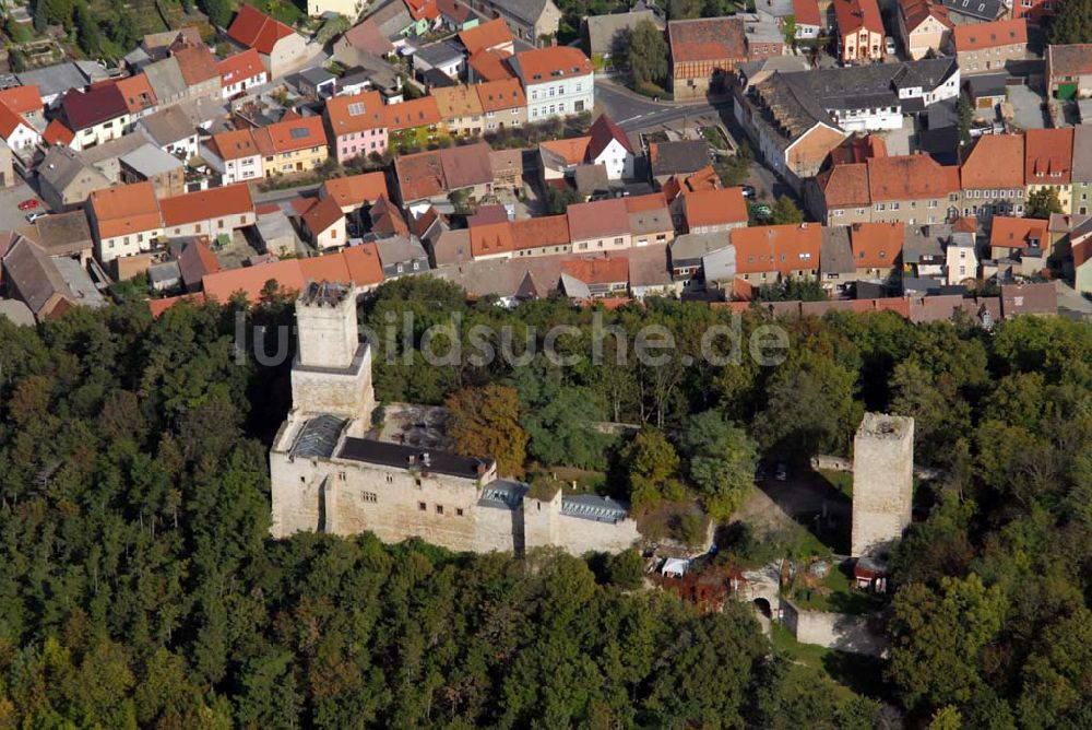 Luftaufnahme Eckartsberga - Die Eckartsburg