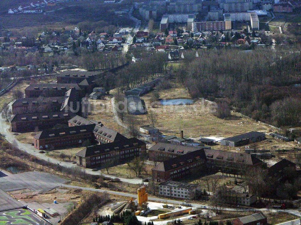 Bernau aus der Vogelperspektive: Die ehemalige Kaserne Schönfelder Weg in Bernau