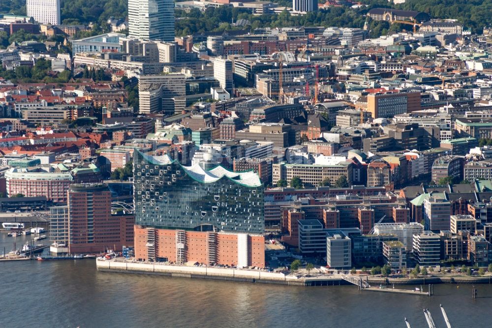 Luftaufnahme Hamburg - Die Elbphilharmonie in Hamburg