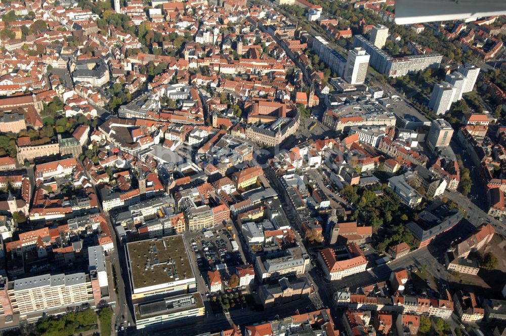 Luftbild Erfurt - Die Erfurter Altstadt