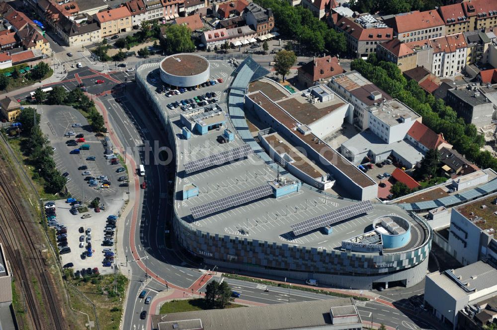 Luftbild Erlangen - Die ERLANGEN Arcaden in der Erlanger Innenstadt