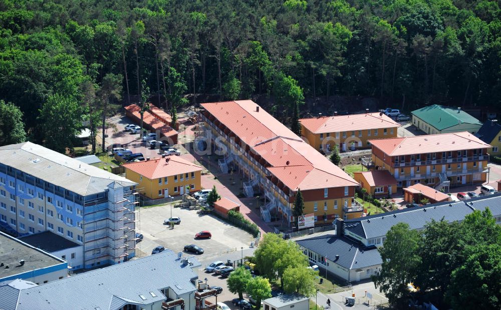 Luftaufnahme Zempin - Die Ferienwohnungsanlage Ostseepark in Zempin auf Usedom