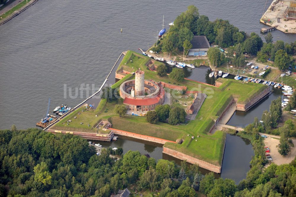 Luftbild Danzig / Gdansk - Die Festung Weichselmünde in Danzig, Polen