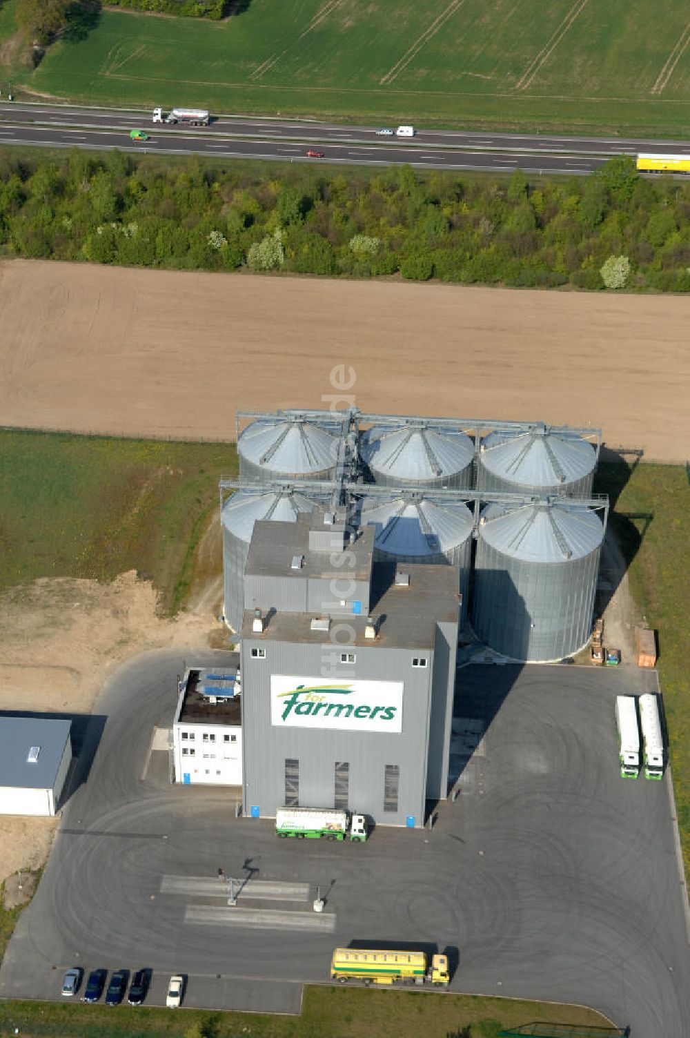 Luftaufnahme Rapshagen - Die ForFarmers-Produktionsstätte in Rapshagen