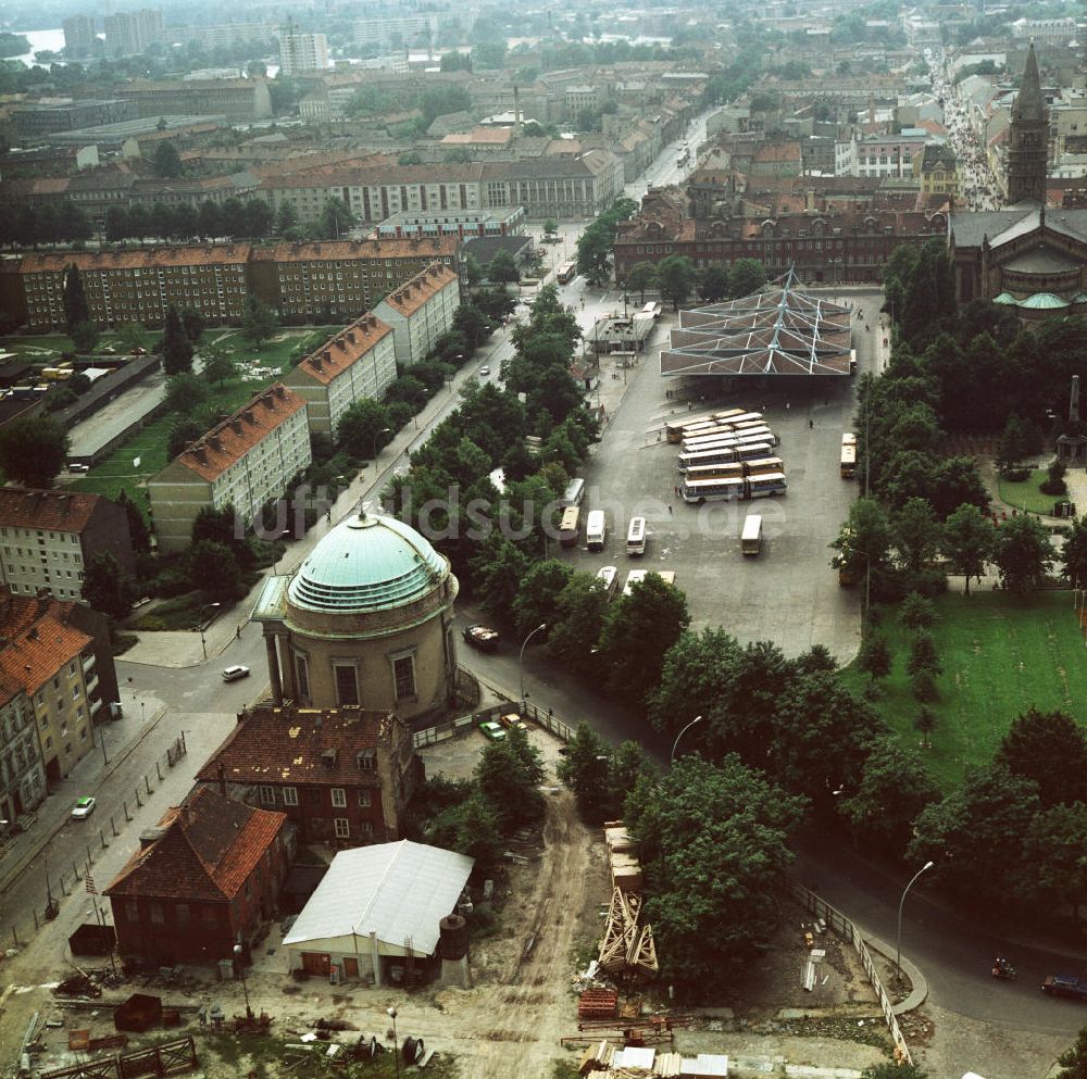 Potsdam aus der Vogelperspektive: Die Französische Kirche in Potsdam