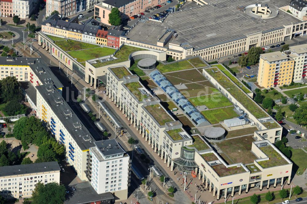 Luftaufnahme Gera - Die GERA Arcaden in der Geraer Innenstadt