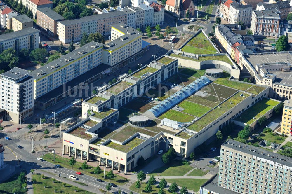 Luftbild Gera - Die GERA Arcaden in der Geraer Innenstadt