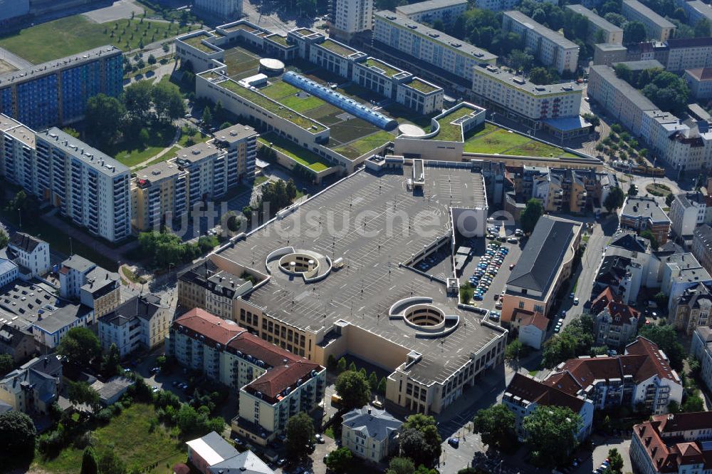 Luftbild Gera - Die GERA Arcaden in der Geraer Innenstadt