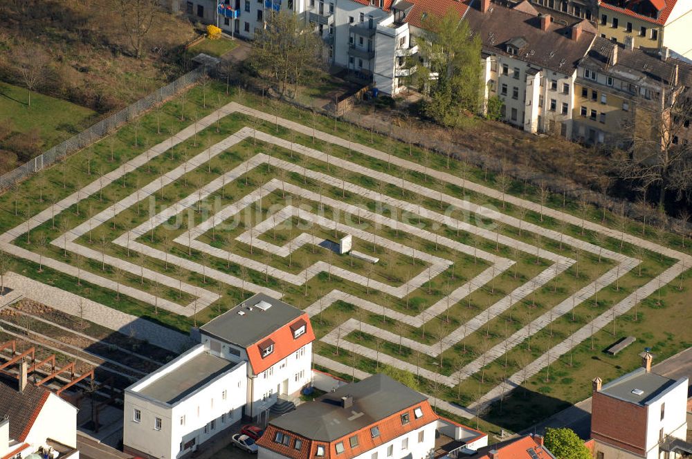 Luftbild Magdeburg - Die Grüne Mitte im Magdeburger Stadtteil Buckau