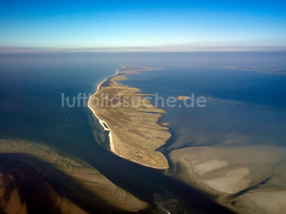 Luftaufnahme Insel Hiddensee - Die Insel Hiddensee im Bundesland Mecklenburg-Vorpommern