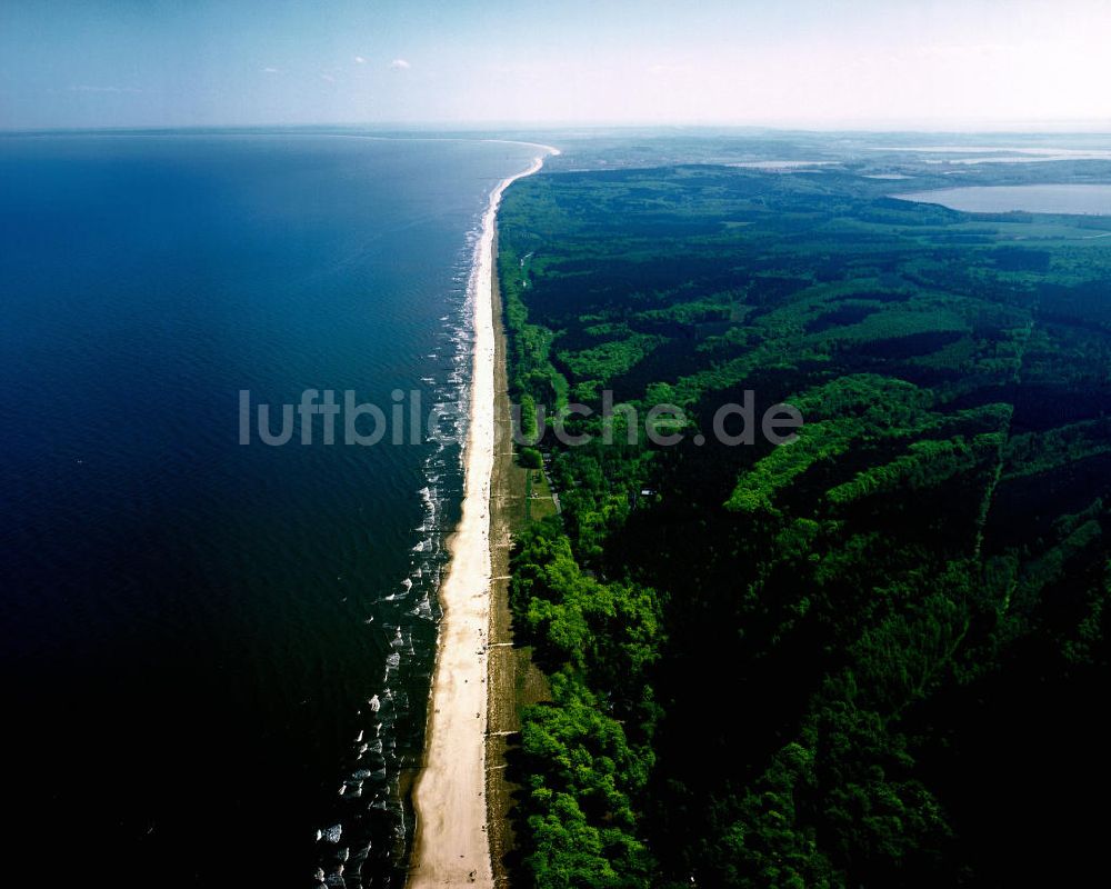 Usedom von oben - Die Insel Usedom in Mecklenburg-Vorpommern