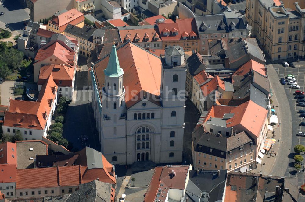 Luftbild Zittau - Die St. Johanniskirche in Zittau