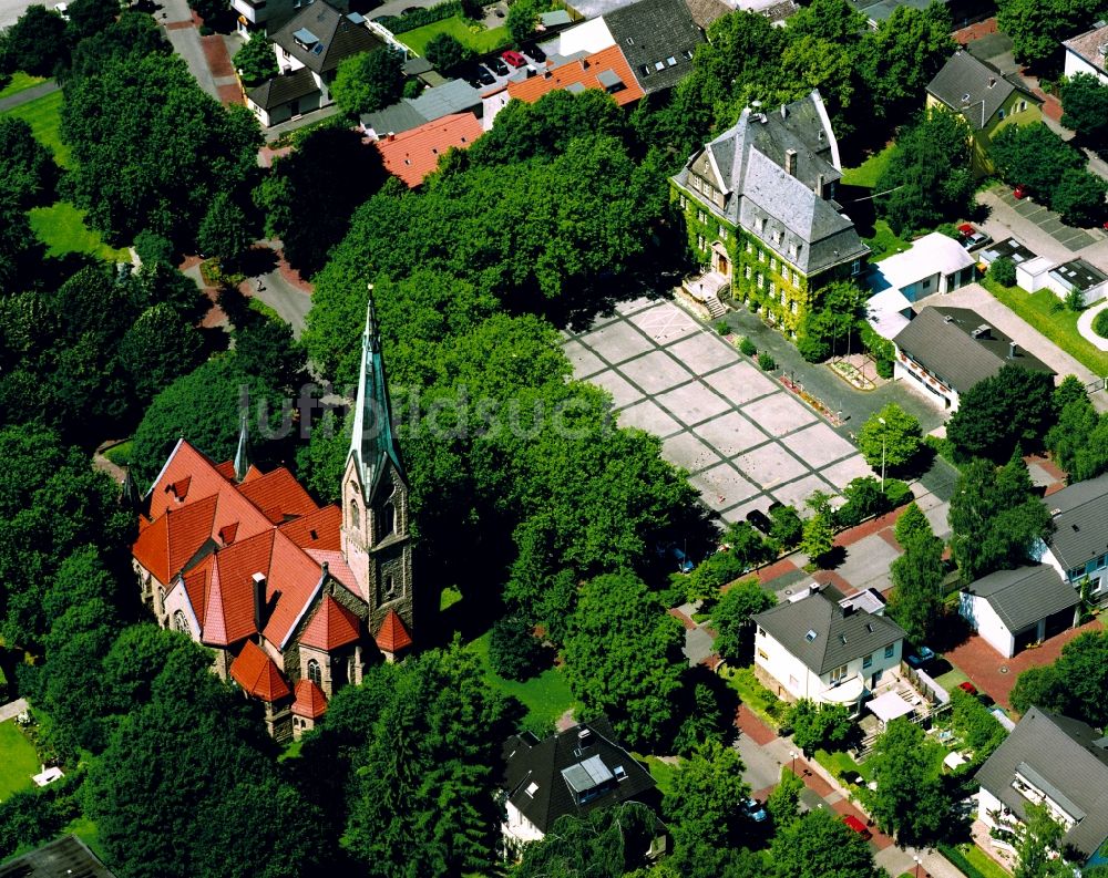 Luftbild Holzwickede - Die Kirche Opherdicke in Holzwickede im Bundesland Nordrhein-Westfalen