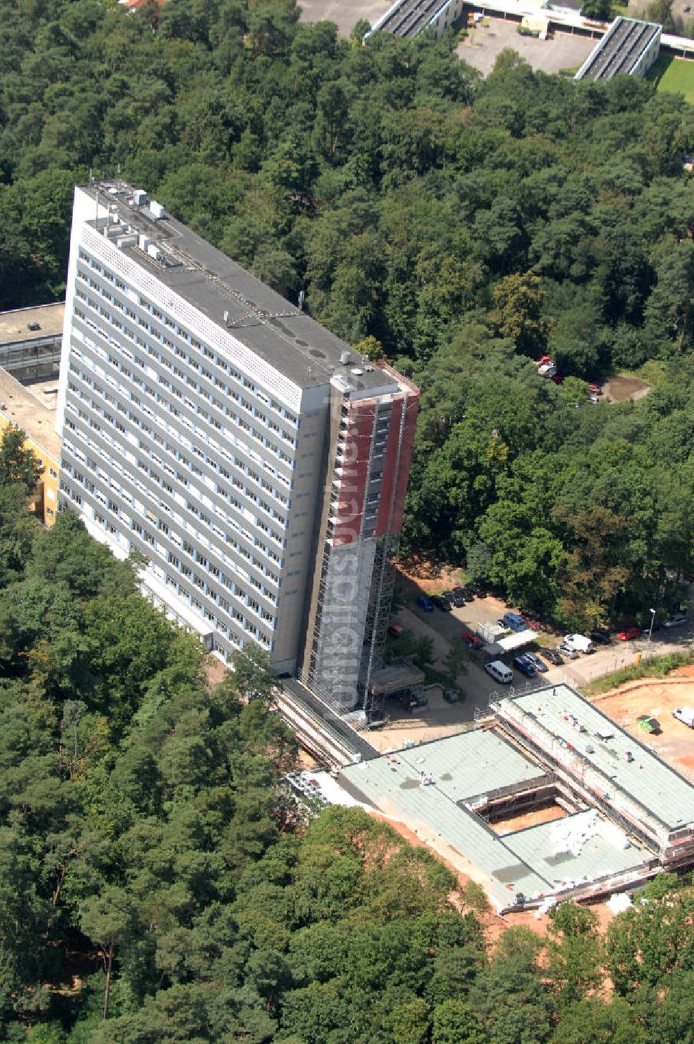 Luftaufnahme Homburg - Die Klinik für Hals-, Nasen- und Ohrenheilkunde des Universitätsklinikums des Saarlandes in Homburg