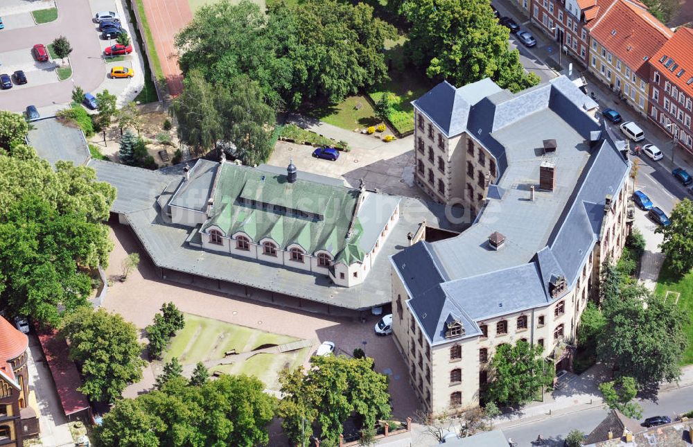 Luftaufnahme Wittenberg - Die Kreisvolkshochschule in Wittenberg in Sachsen-Anhalt