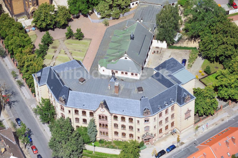 Luftaufnahme Wittenberg - Die Kreisvolkshochschule in Wittenberg in Sachsen-Anhalt