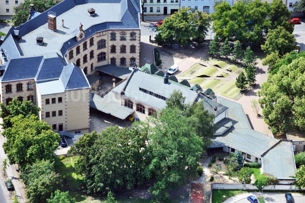 Wittenberg aus der Vogelperspektive: Die Kreisvolkshochschule in Wittenberg in Sachsen-Anhalt