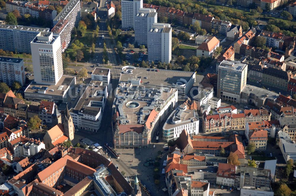 Erfurt von oben - Die Krämpferstraße in Erfurt