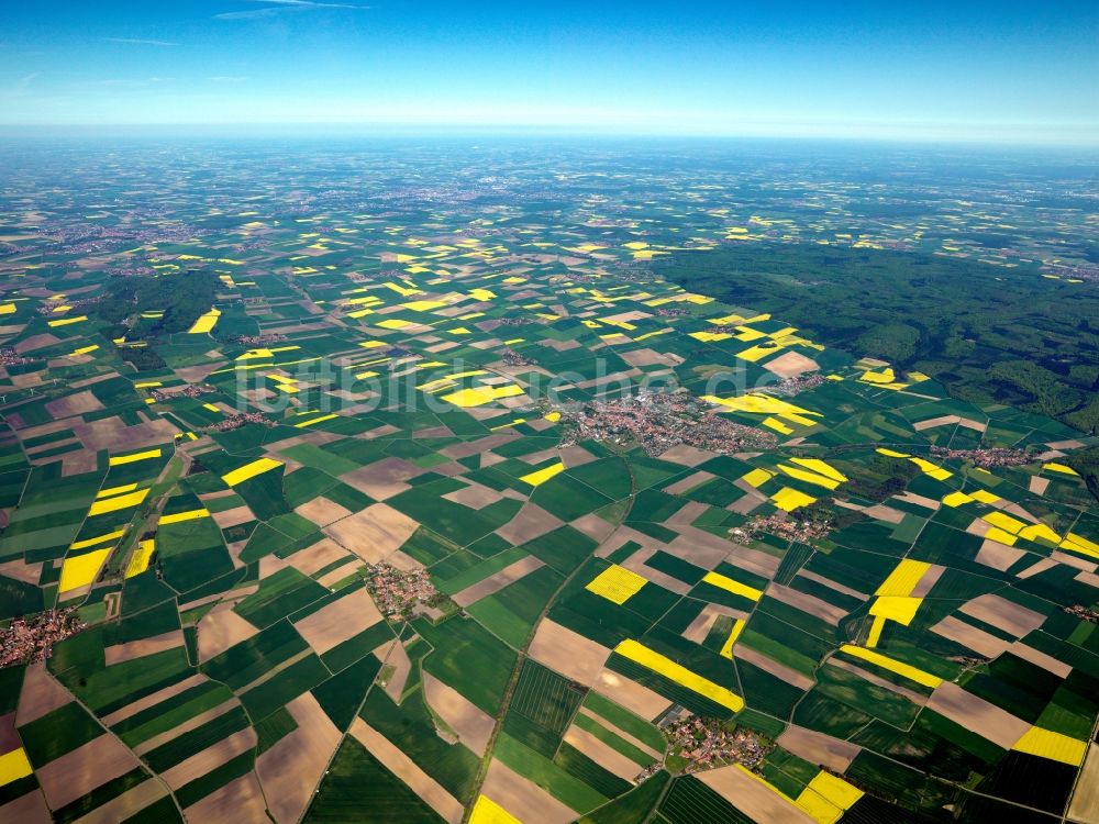 Luftaufnahme Schwerin - Die Landschaft südlich von Schwerin im Landkreis Ludwigslust-Parchim im Bundesland Mecklenburg-Vorpommern