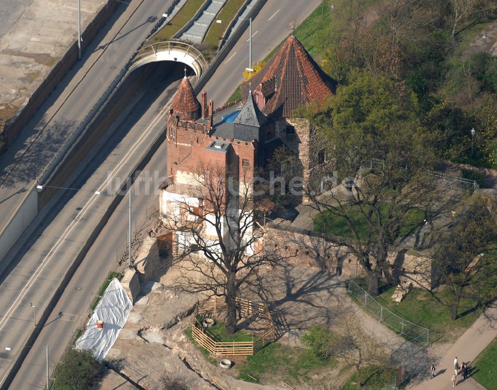 Luftbild Magdeburg - Die Lukasklause in Magdeburg