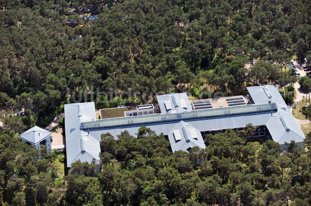 Trassenheide aus der Vogelperspektive: Die MediClin Dünenwald Klinik im Norden der Ostseeinsel Usedom