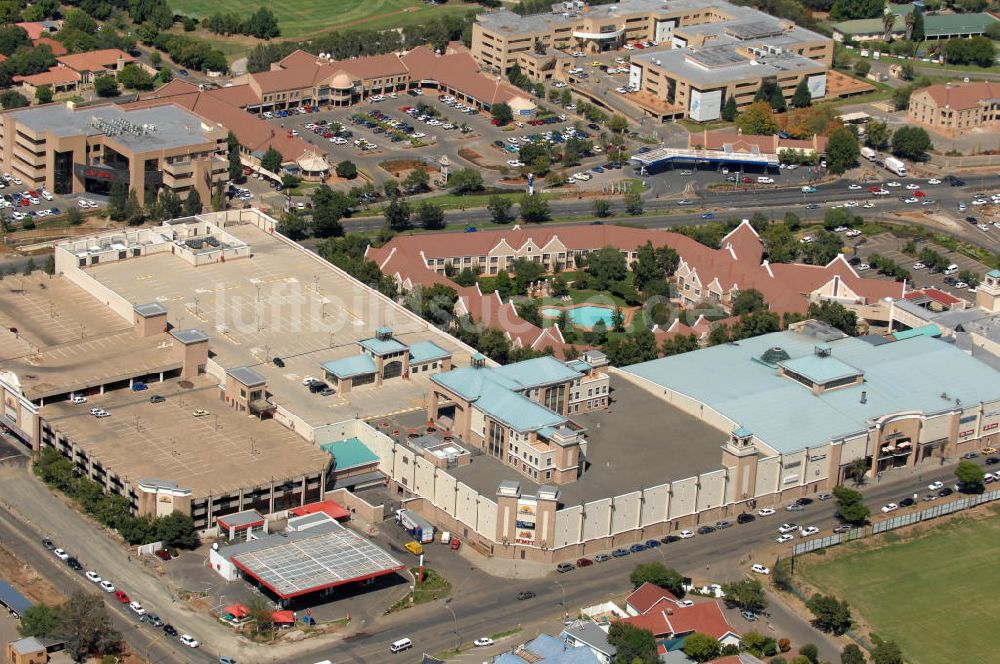 Luftbild BLOEMFONTEIN - Die Mimosa Mall in Bloemfontein, Südafrika