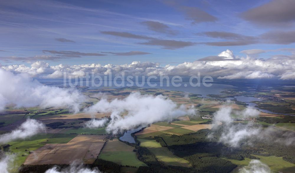 Rechlin von oben - Die Müritz in Mecklenburg-Vorpommern